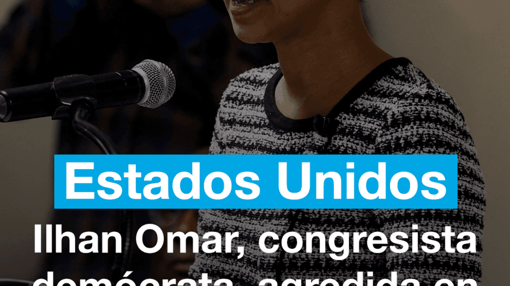 Estados Unidos: Ilhan Omar, congresista demócrata, agredida en una asamblea pública