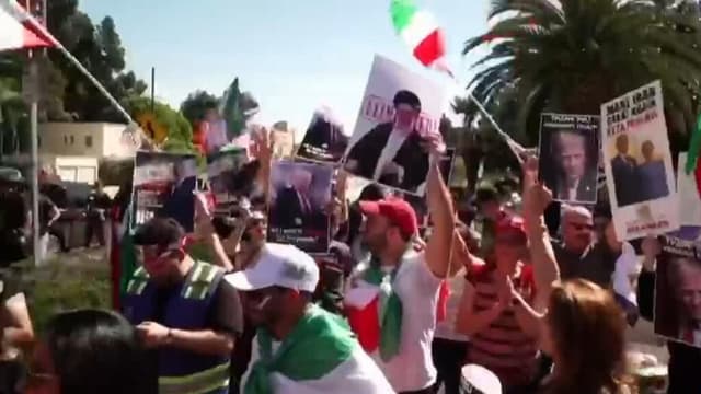 Estados Unidos: protestas a favor y en contra de la operación "Furia Épica" en Irán