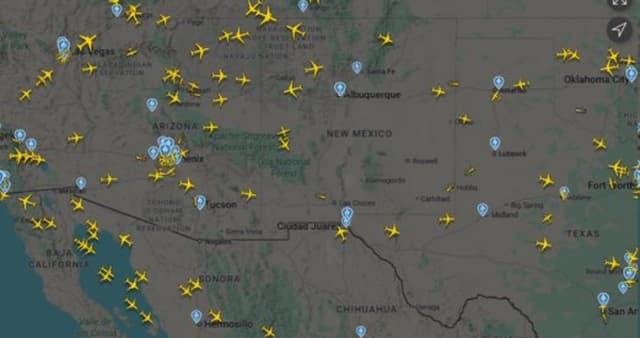 EU cierra espacio aéreo de El Paso, Texas, durante 10 días "por razones de seguridad"