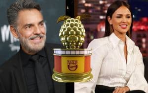 Eugenio Derbez defiende a Eiza González luego de supuesta nominación como la peor actriz de 2026