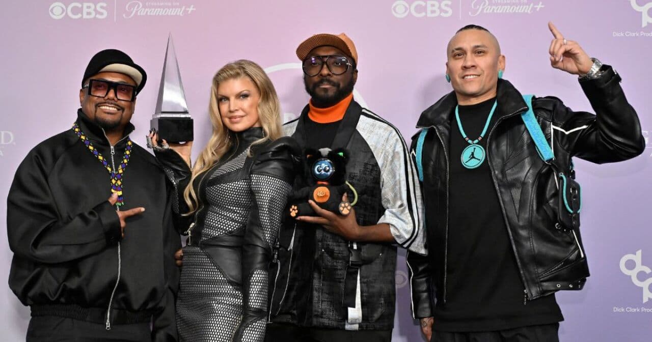 Fergie se reúne con sus ex compañeros de Black Eyed Peas ocho años después de su separación