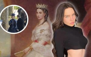 Filtran las primeras imágenes de Belinda como Carlota de Habsburgo; luce irreconocible