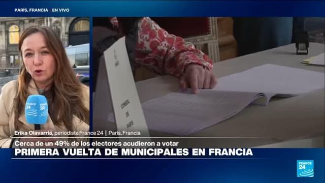 Francia elige alcaldes en elecciones municipales con 48,9 % de participación