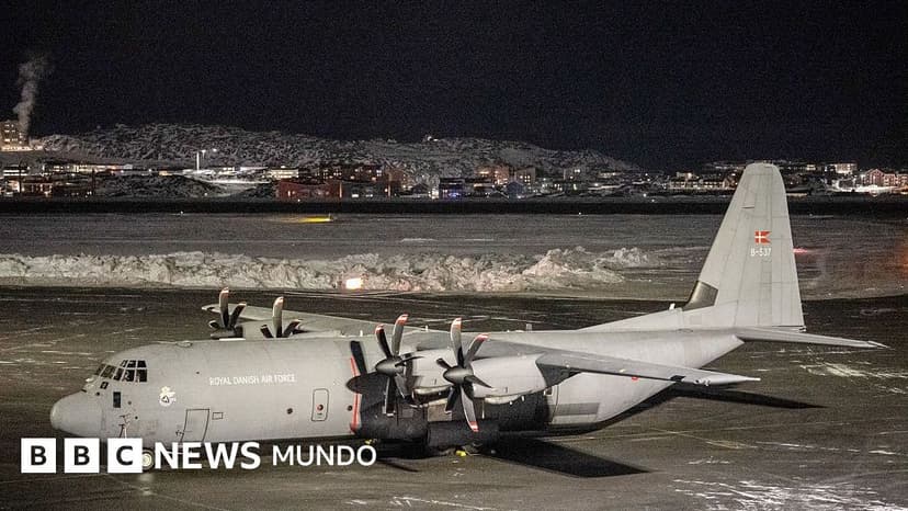 Fuerzas militares de varios países europeos llegan a Groenlandia para una misión de reconocimiento mientras Trump insiste en que EE.UU. "necesita" la isla