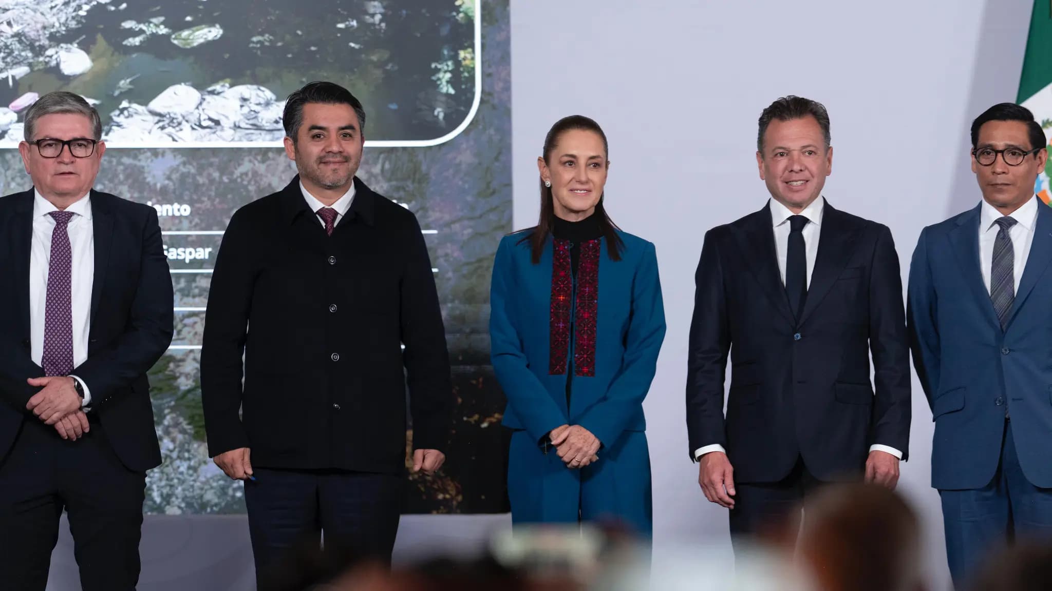 Claudia Sheinbaum y Pablo Lemus anuncian inversión para el agua en Jalisco.
