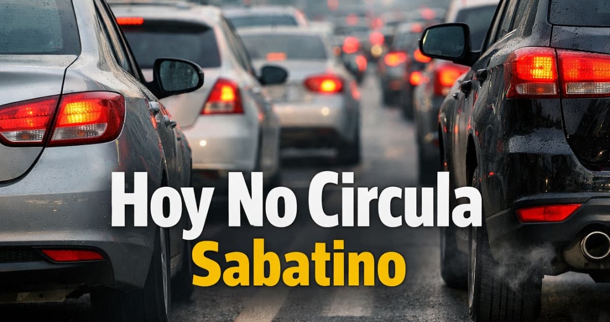 Hoy No Circula Sabatino en CdMx y Edomex: qué autos descansan este 7 de febrero