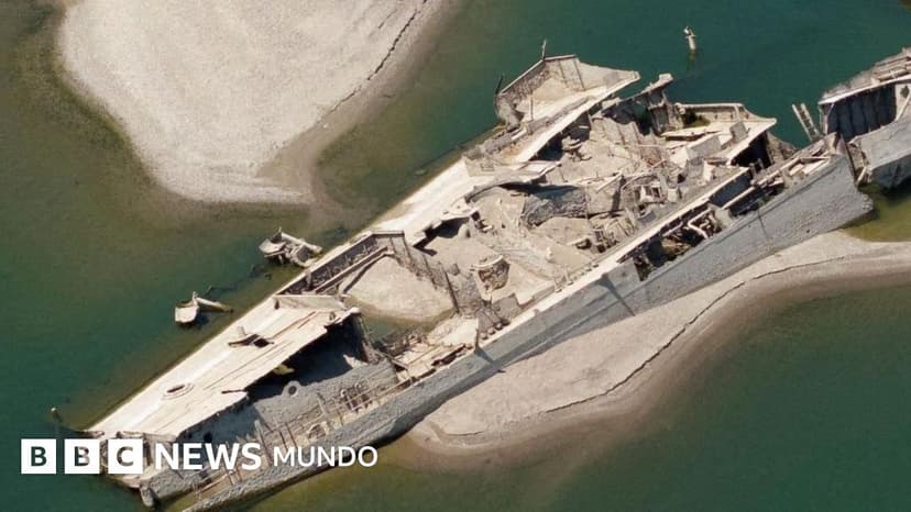 Huesos de mamut, buques nazis y bombas sin explotar: los vestigios del pasado que sacó a la luz la histórica sequía en Europa