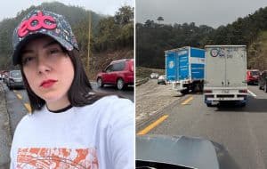 Influencer mexicana queda atrapada en un bloqueo carretero tras muerte de El Mencho, así lo vivió