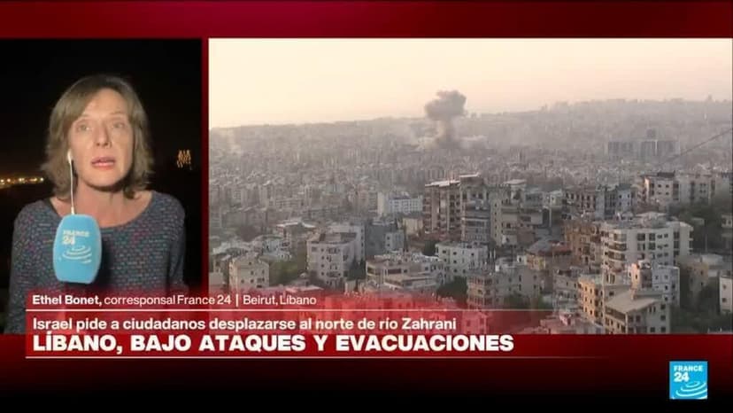 Informe desde Líbano: Israel lanza ataques contra el centro de Beirut