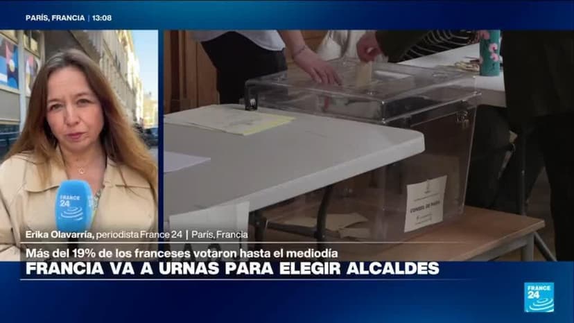 Informe desde París: la participación supera el 19% en las elecciones municipales en Francia