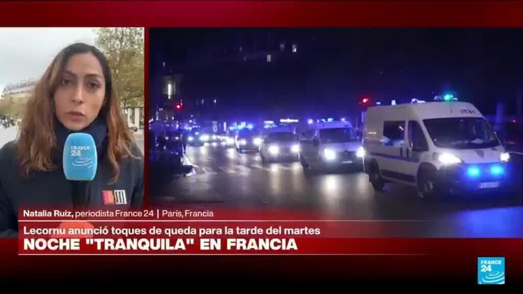 Informe desde París: tranquilidad en Francia tras primera noche de toque de queda