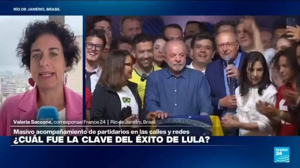 Lula da Silva durante un acto de campaña en Río de Janeiro.