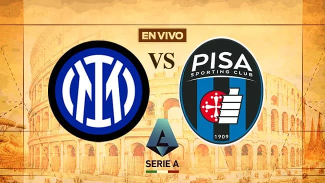 Inter de Milán vs Pisa EN VIVO Serie A Jornada 22