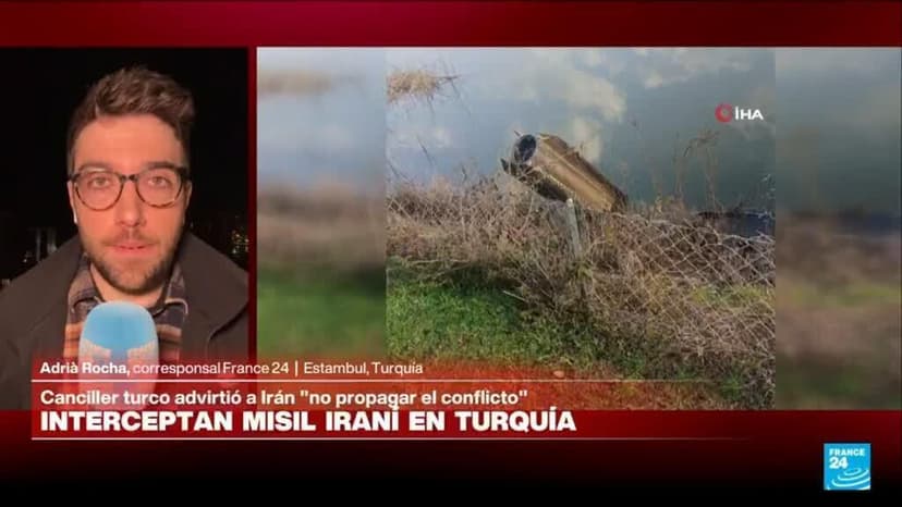 Interceptan misil en Turquía; Gobierno advierte a Irán "no propagar el conflicto"
