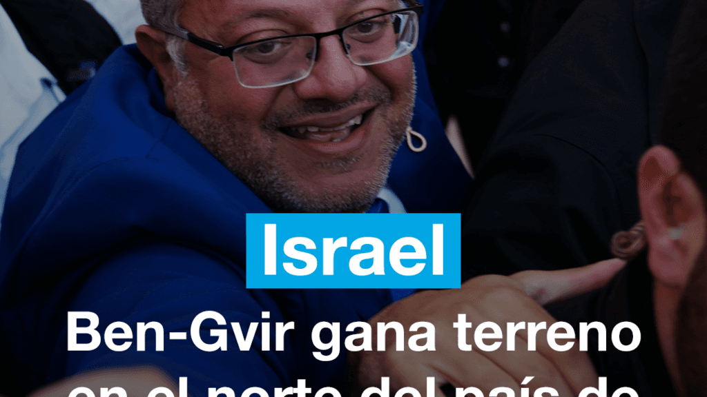 Israel: Ben-Gvir gana terreno en el norte del país de cara a las elecciones