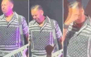 Jorge D’Alessio rompe en llanto en pleno concierto cantando “EL TRISTE” del José José