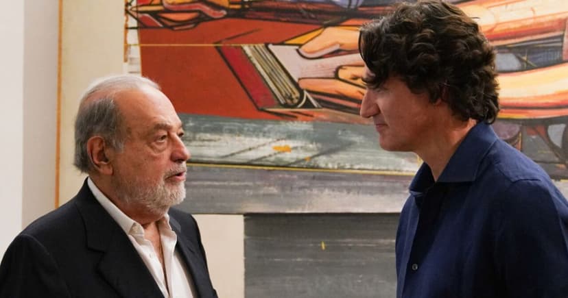 Justin Trudeau está en México, se reúne con Slim y confirma: 'Siempre es un placer visitar la Ciudad de México'