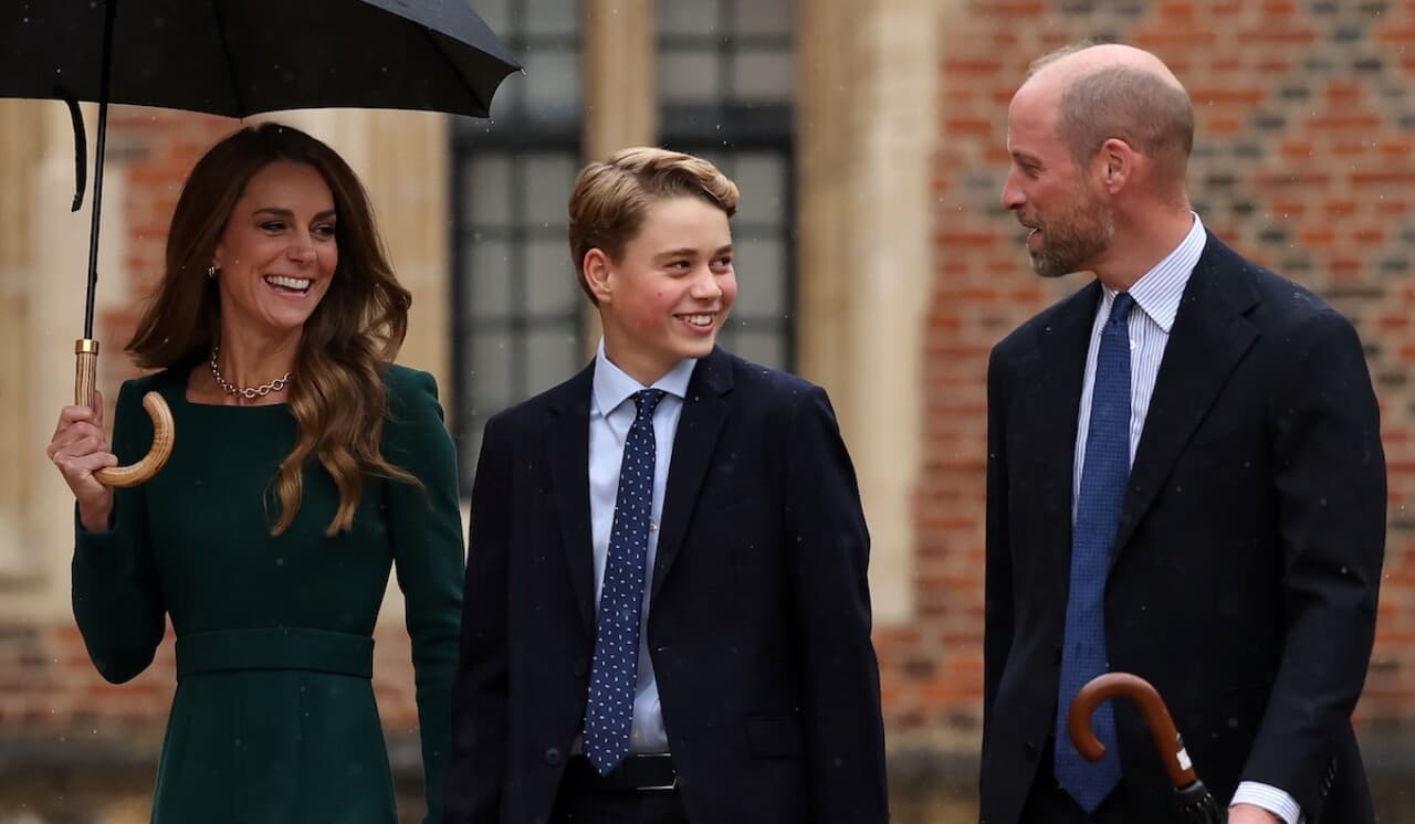 La princesa de Gales durante su visita a Norfolk, donde habló sobre su familia.