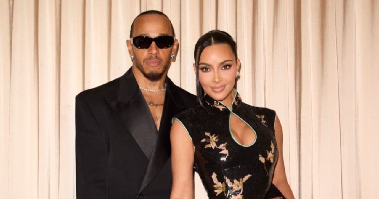 Kim Kardashian cuenta cómo llegó a Lewis Hamilton después de años sin buscar pareja