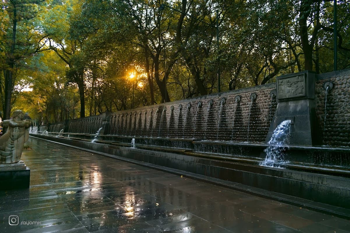 La fuente de Nezahualcóyotl, el sitio ideal para tomarte fotos en Chapultepec
