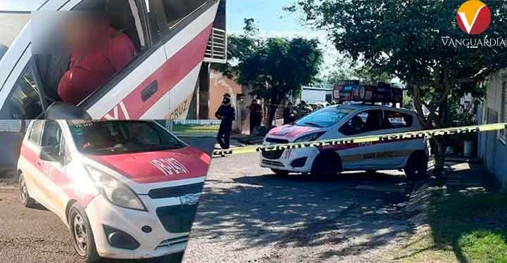 ¡La muerte sorprendió a un taxista de Veracruz mientras manejaba!