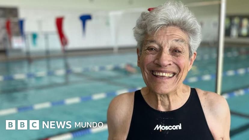 La nadadora de 95 años que batió decenas de récords y sigue sumando más