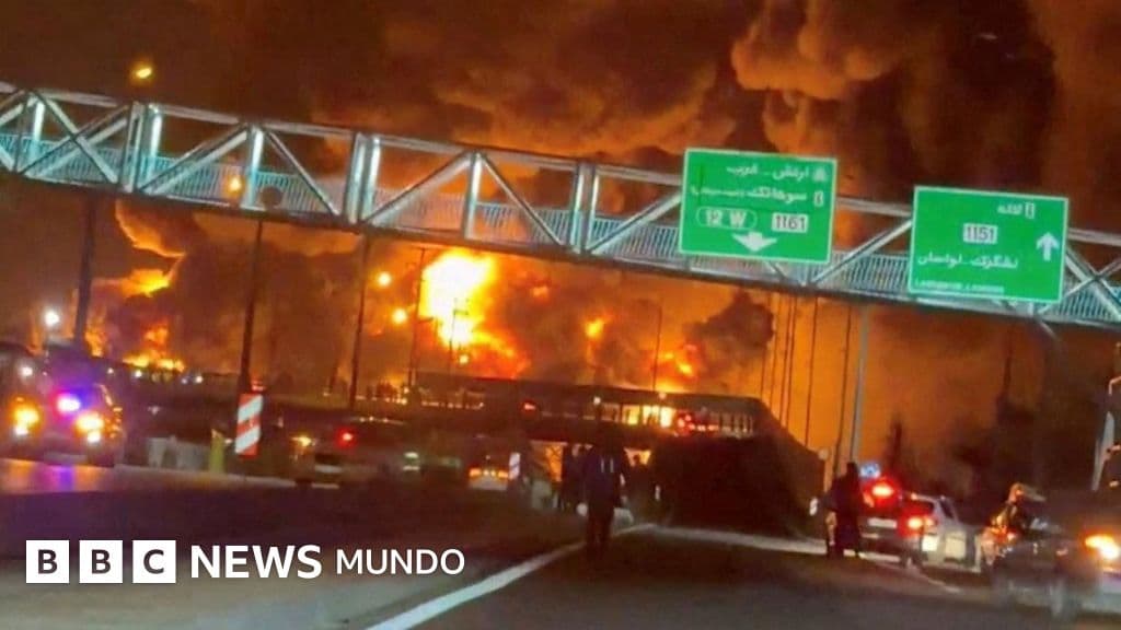 "La noche se convirtió en día": los iraníes relatan a la BBC los ataques contra los depósitos de petróleo