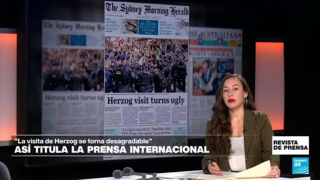 La visita del presidente de Israel a Australia "se torna desagradable": 'The Sídney Morning Herald'