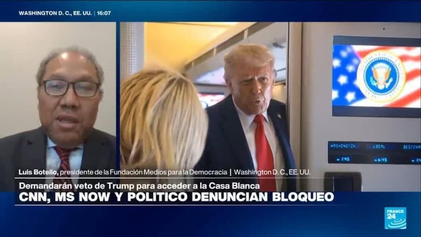 Luis Botello: "La Corte de EE. UU. tiene la última palabra sobre veto de Trump a los medios"
