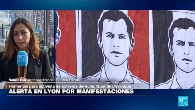 Macron apela a la calma antes de la protesta por el activista de ultraderecha fallecido