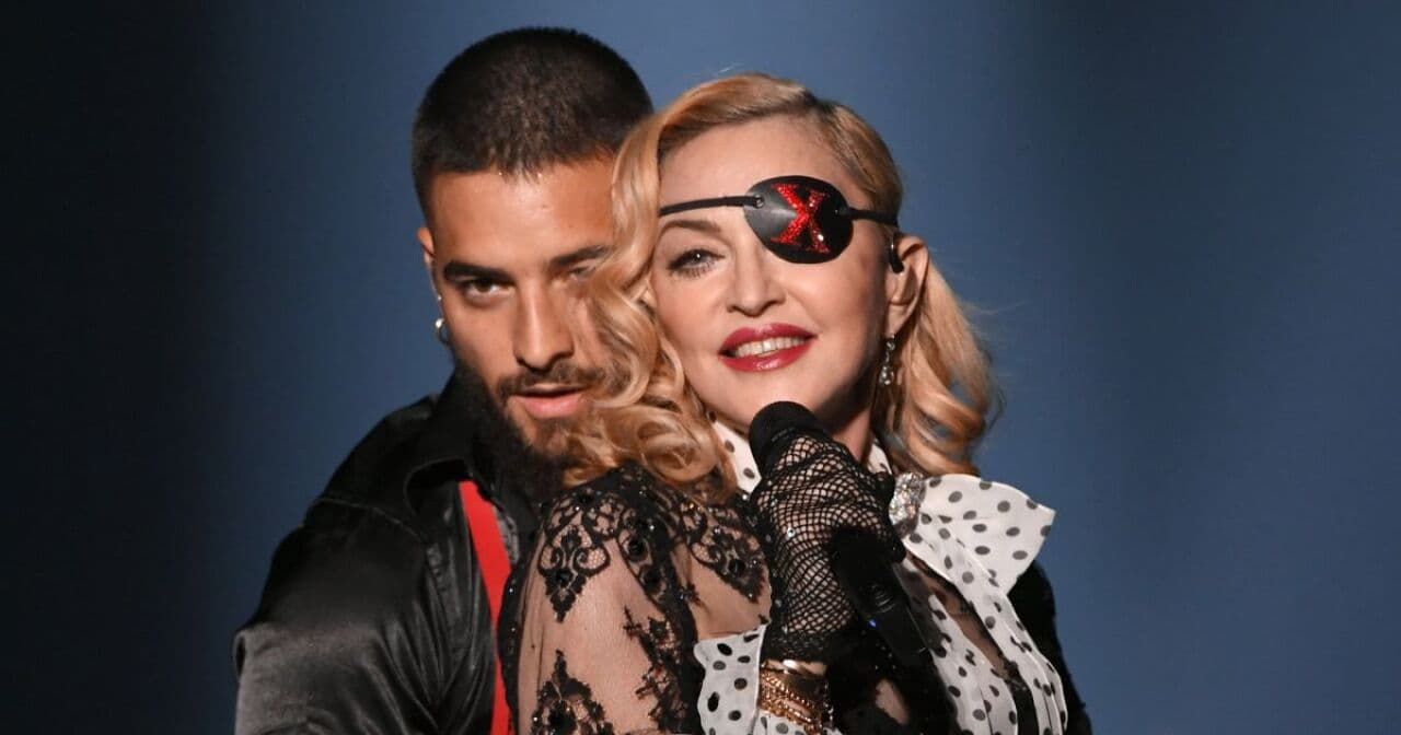Maluma recuerda la escena más sensual junto a Madonna en el video de ‘Medellín: “No me lavé ese dedo”