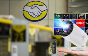 Mercado Libre casi regala mini proyector Hy300 Pro con descuento de casi 45%: con ángulo de proyección flexible de 180°