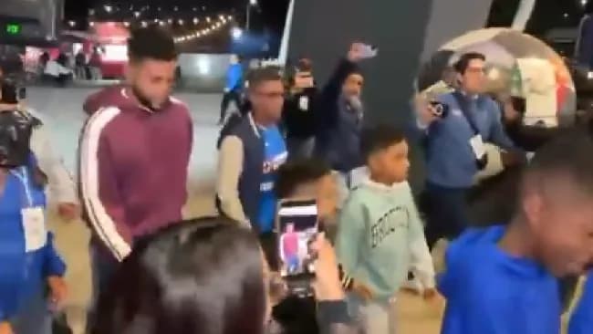 Miguel Borja presente en el Cruz Azul vs Puebla