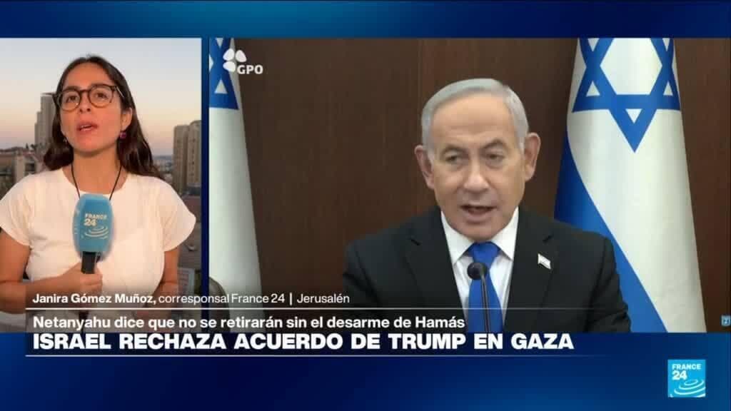 Netanyahu, en tono electoral, rechaza el plan de Trump para el desarme de Hamás en Gaza