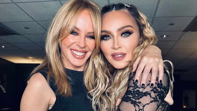 Ni confirman ni desmienten, pero Madonna y Kylie Minogue alimentan la esperanza de una colaboración en 'Confessions II'