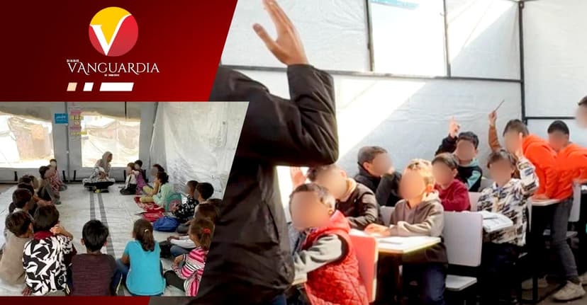 Niños palestinos regresan a clases en Gaza tras más de dos años de guerra