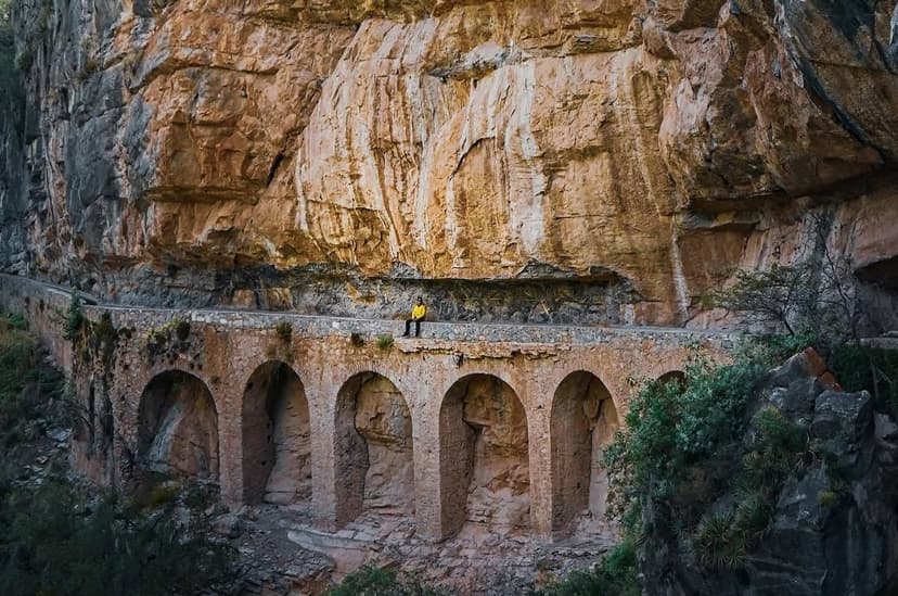 ¡No es Jordania! Es la Petra potosina, un cañón que desafía el tiempo