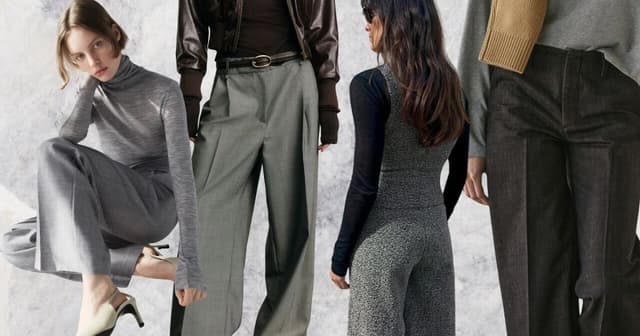 Pantalón sastre gris: cómo combinar la prenda en tendencia del momento