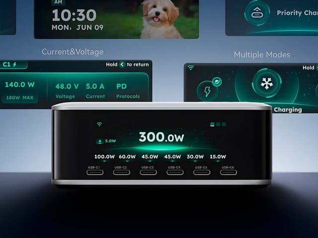 Parece una mini PC, pero en realidad es un cargador de escritorio con varios puertos USB-C de UGREEN. Este es su precio en México