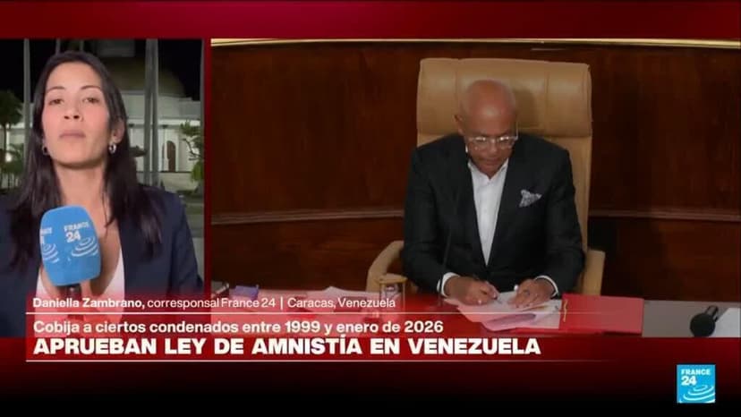 Parlamento de Venezuela aprueba ley de amnistía limitada