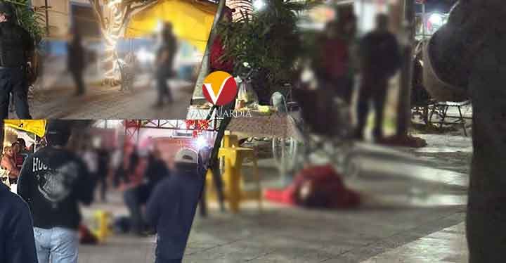 Personas pierden la vida en ataque armado en el Zócalo de Jonacatepec, Morelos