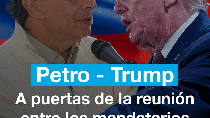 Petro y Trump intentarán limar asperezas en la Casa Blanca