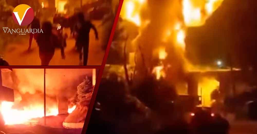 Pipa cae de puente San Martín, explota y muere el chofer, en Acaxochitlán, Hidalgo