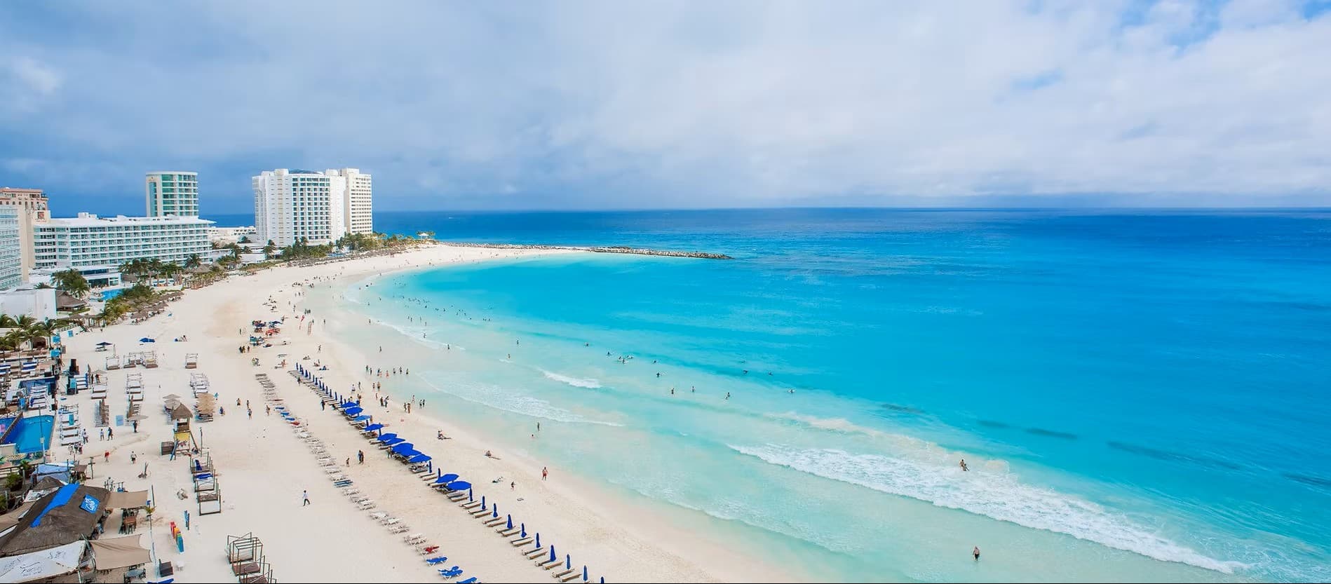 Playa Marlín, una de las playas más limpias de Cancún