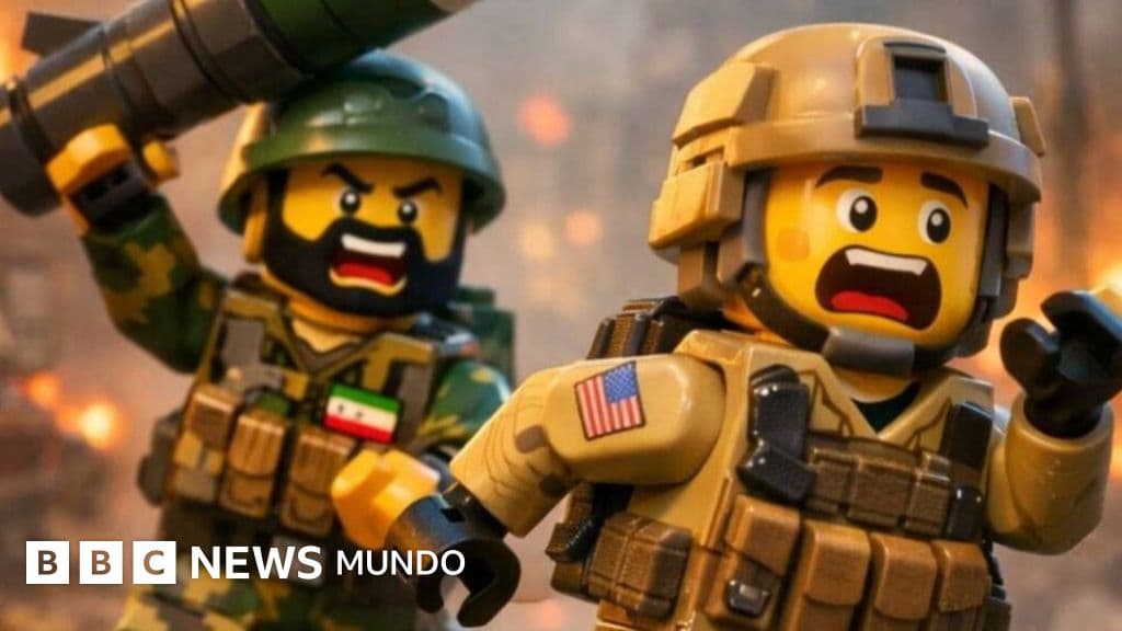 "Poderosa propaganda": la BBC habla con el hombre que está usando la IA para hacer videos para Irán con la estética de Lego