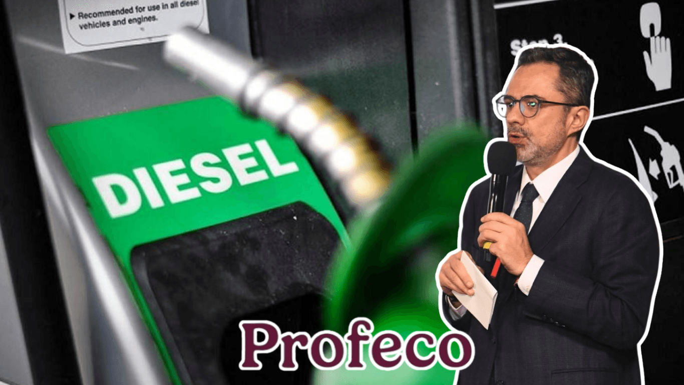 PROFECO reporta avance en disminución a precios de diésel
