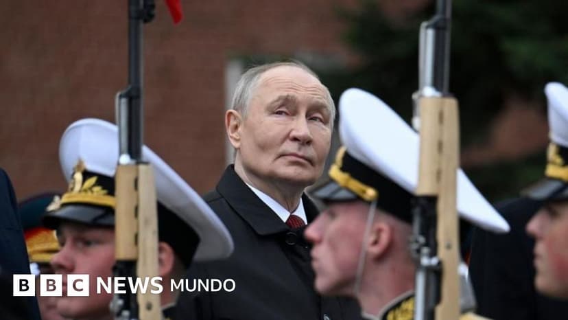 Putin justifica la guerra en Ucrania durante un reducido desfile del Día de la Victoria