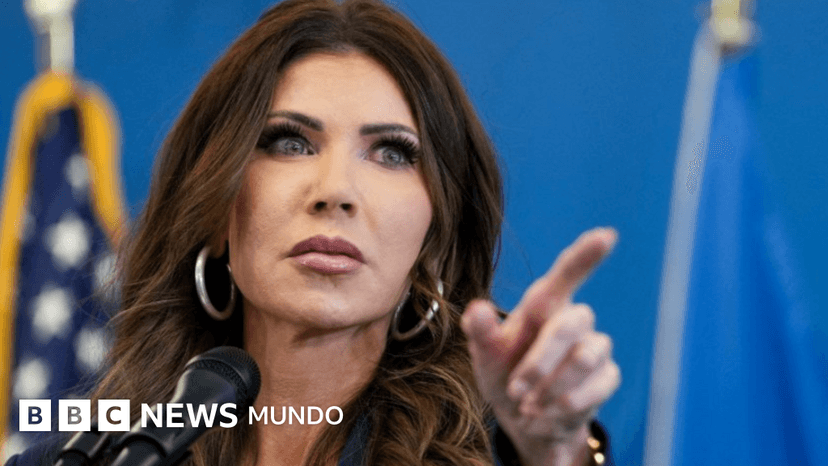 Quién es Kristi Noem, la mujer que lidera la ofensiva migratoria de Trump al frente del Departamento de Seguridad Nacional de EE.UU.