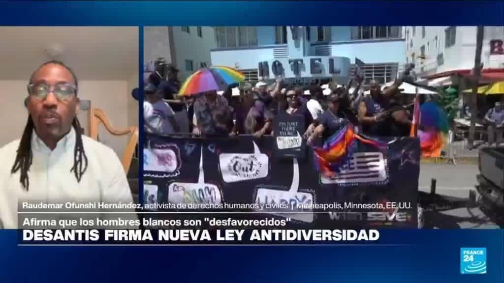 Raudemar Ofunshi Hernandez: "La ley antidiversidad de Florida favorece a cierto sector privilegiado"