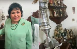 Reviven un video de Carmen Salinas mostrando su altar, ¿qué imágenes religiosas tenía?
